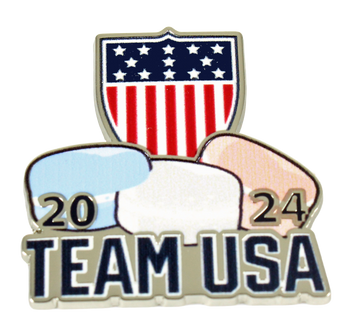 Paris olympics nous sommes we are team usa pin