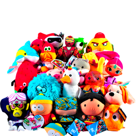 Medium plush toy crane mix licensed pc