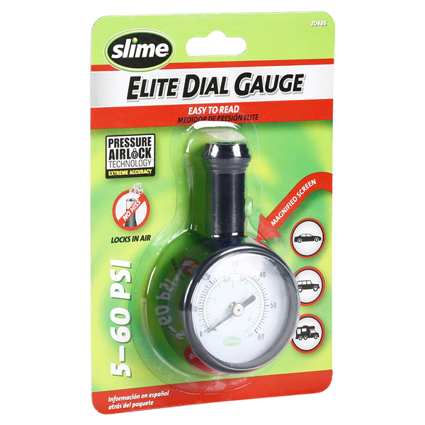 Elite dial tire gauge