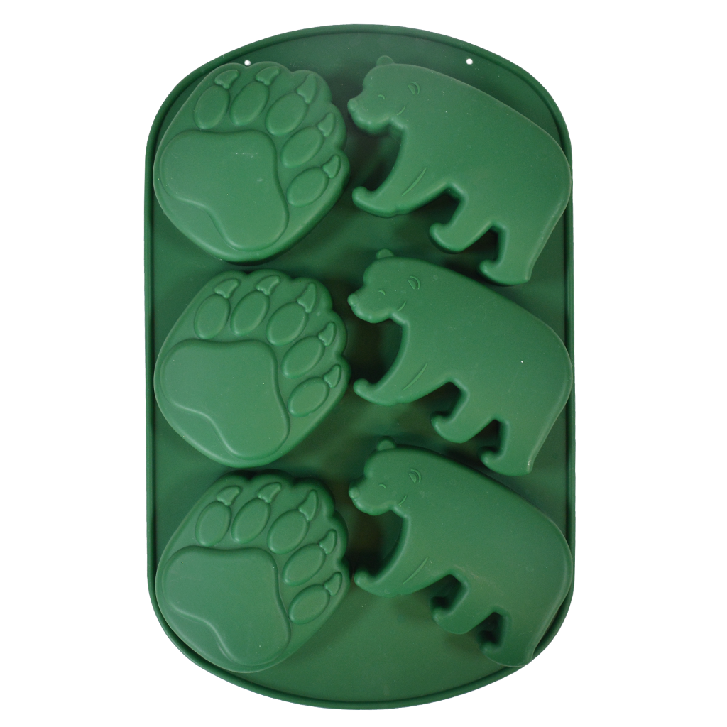 Bear and paw silicone mold