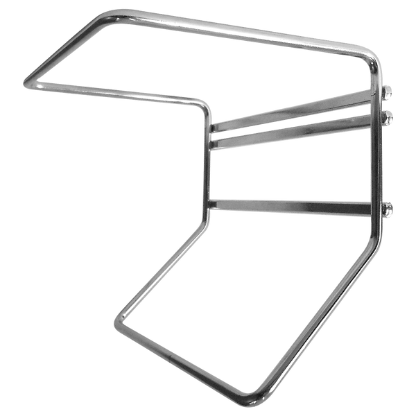 Litre chrome plated wall bracket