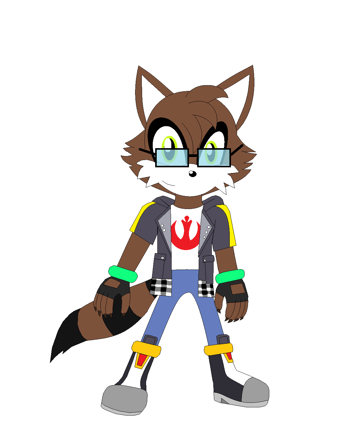 Gadget the raccoon by cyothelion on