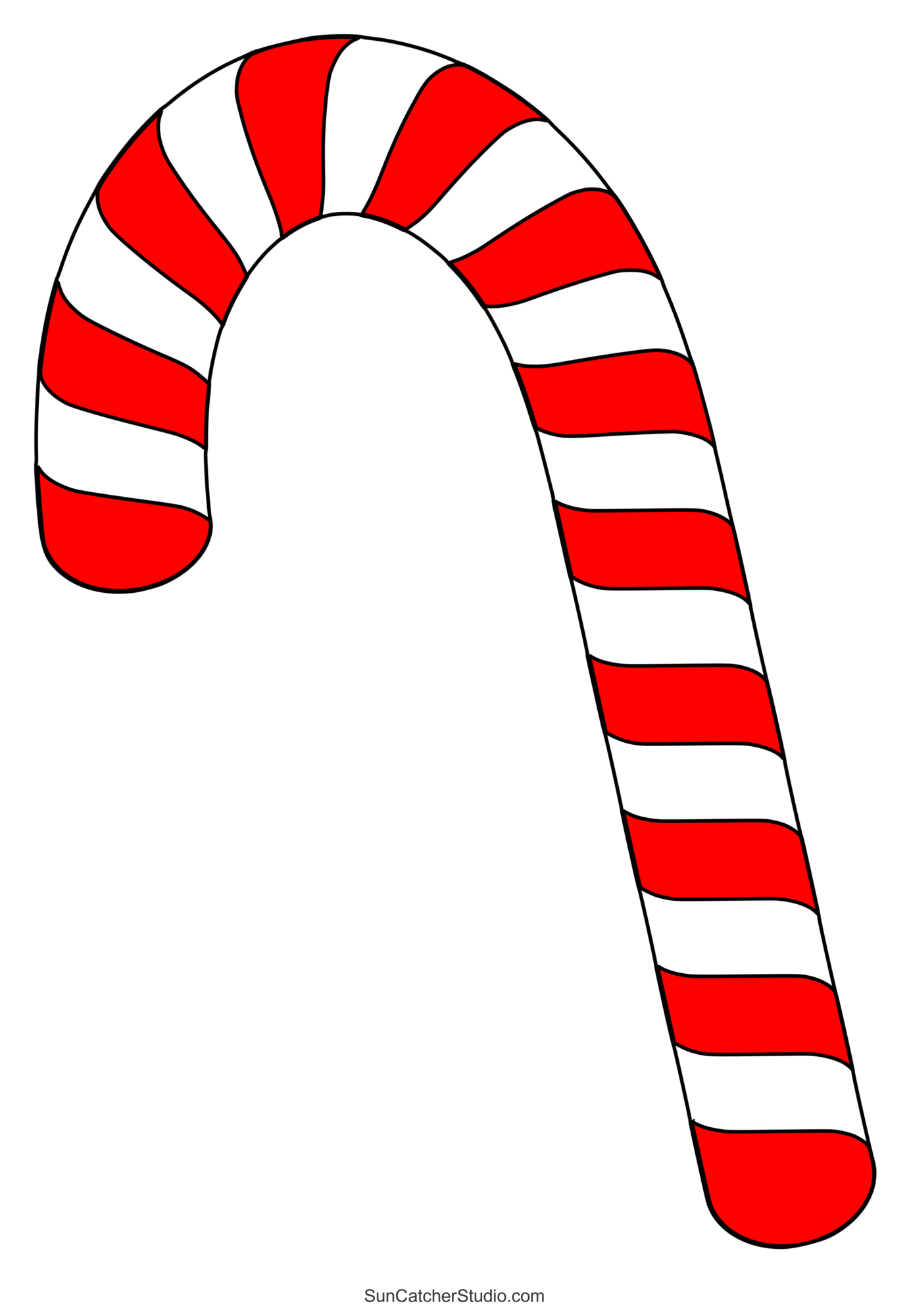 Candy cane templates free printable patterns stencils â diy projects patterns monograms designs templates