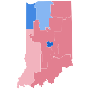 United states presidtial election in indiana