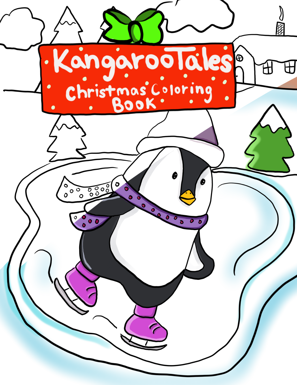 Kangaroo tales christmas loring book