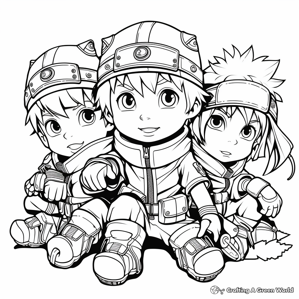 Naruto coloring pages