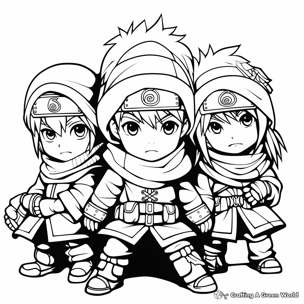 Naruto coloring pages