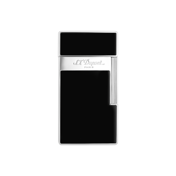 Big d lighter black lacquer and chrome â luxury lighters st dupont â stdupont