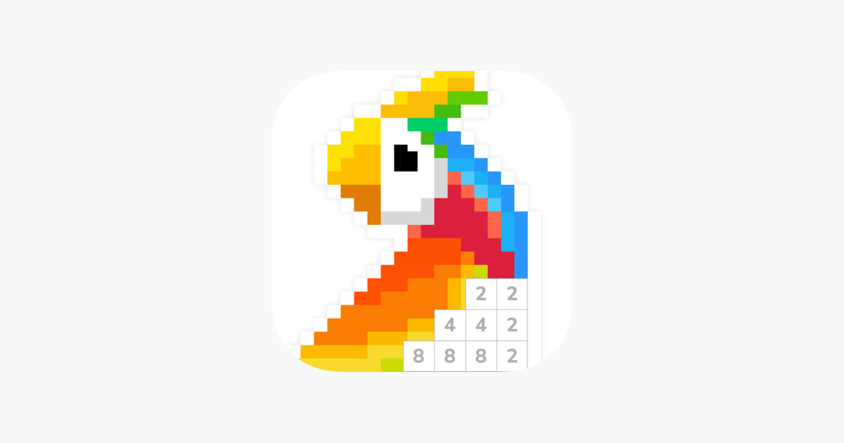 Pixel color paint by number on the app store