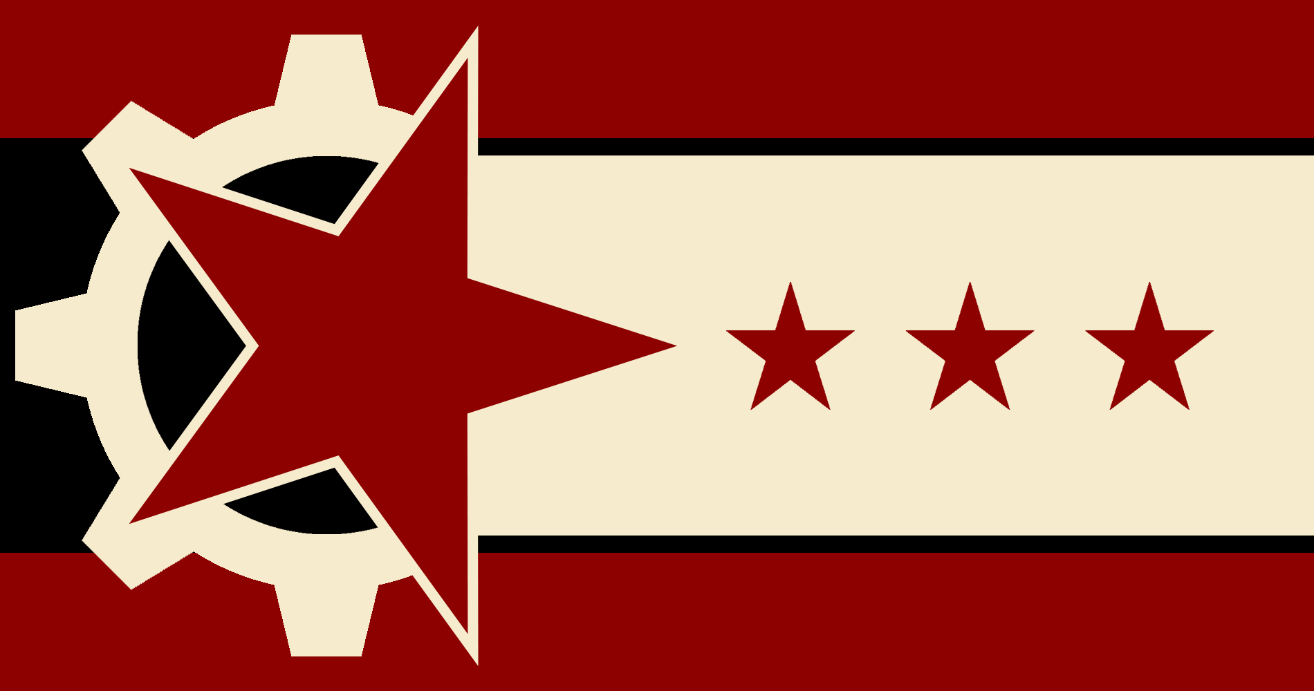 My recreation of the united earth government flag from the movie the wandering earth and a more chinesesocialist looking redesign rleftistvexillology