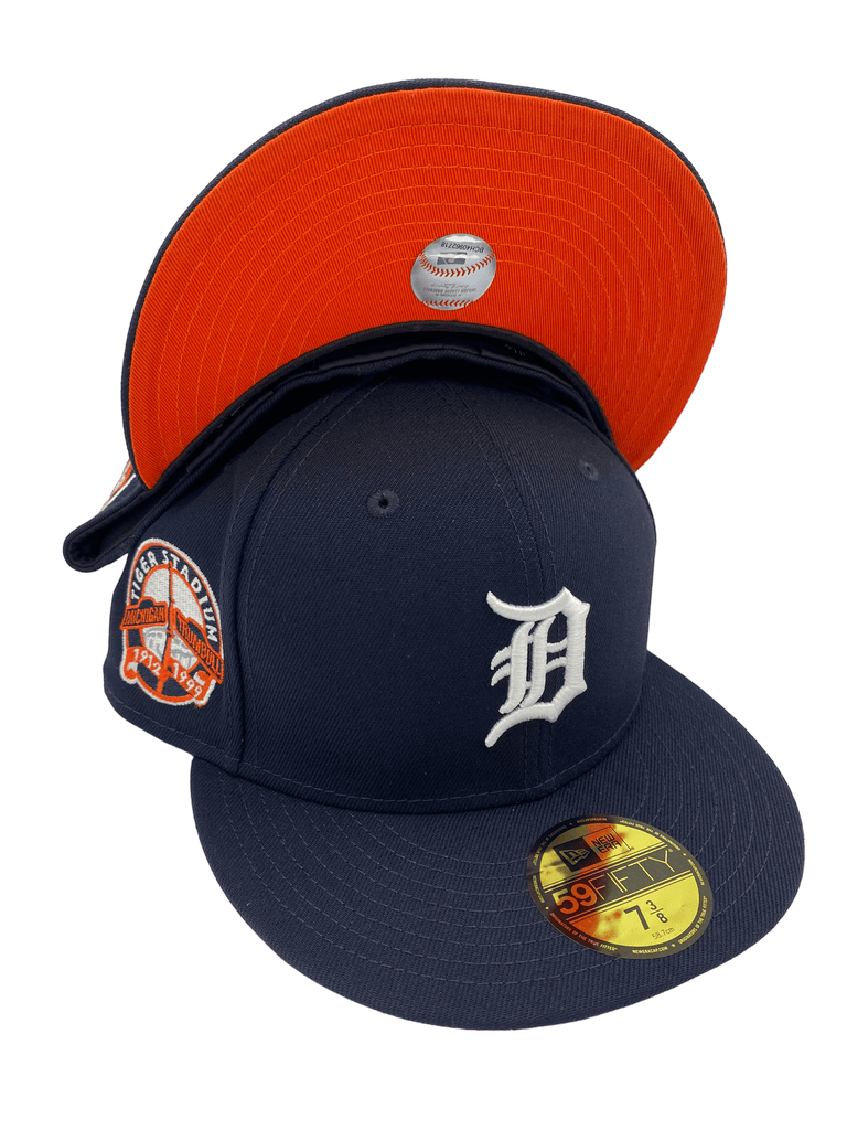 Detroit tigers new era custom navy patches all over fifty fitted hat