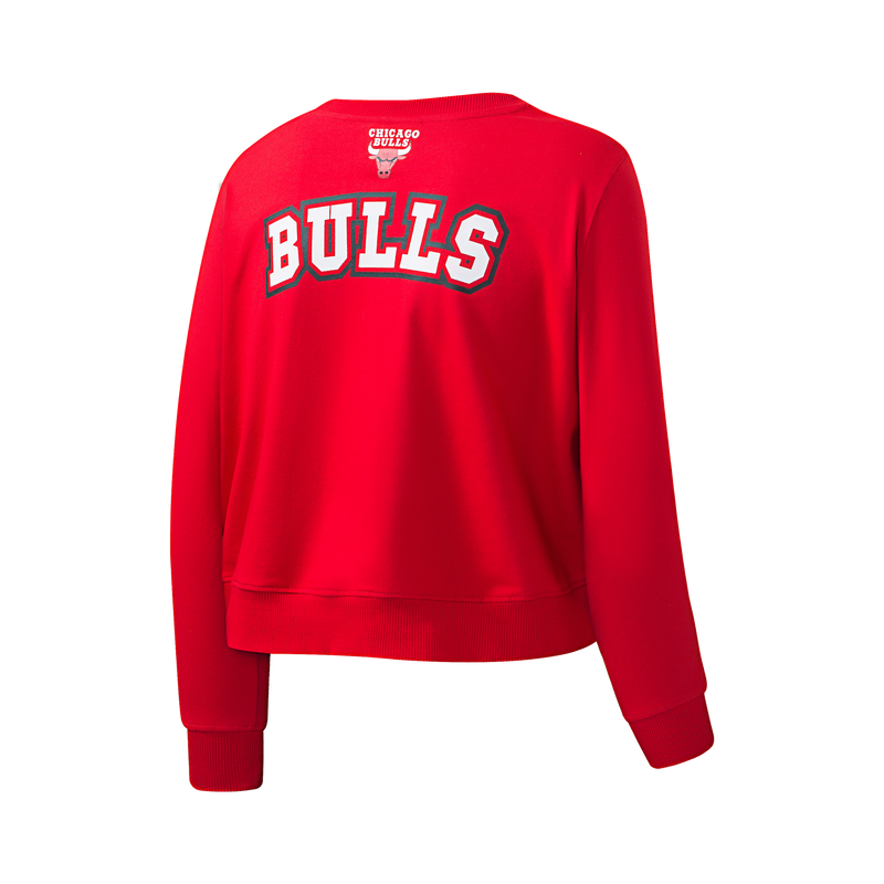 Outerwear crop top chicago bulls womens red â nba store ilippines