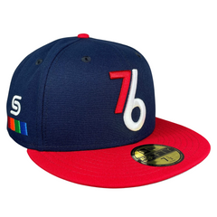 Philadelphia ers navyred with gray uv spectrum logo sidepatch fitted hat â fan treasures