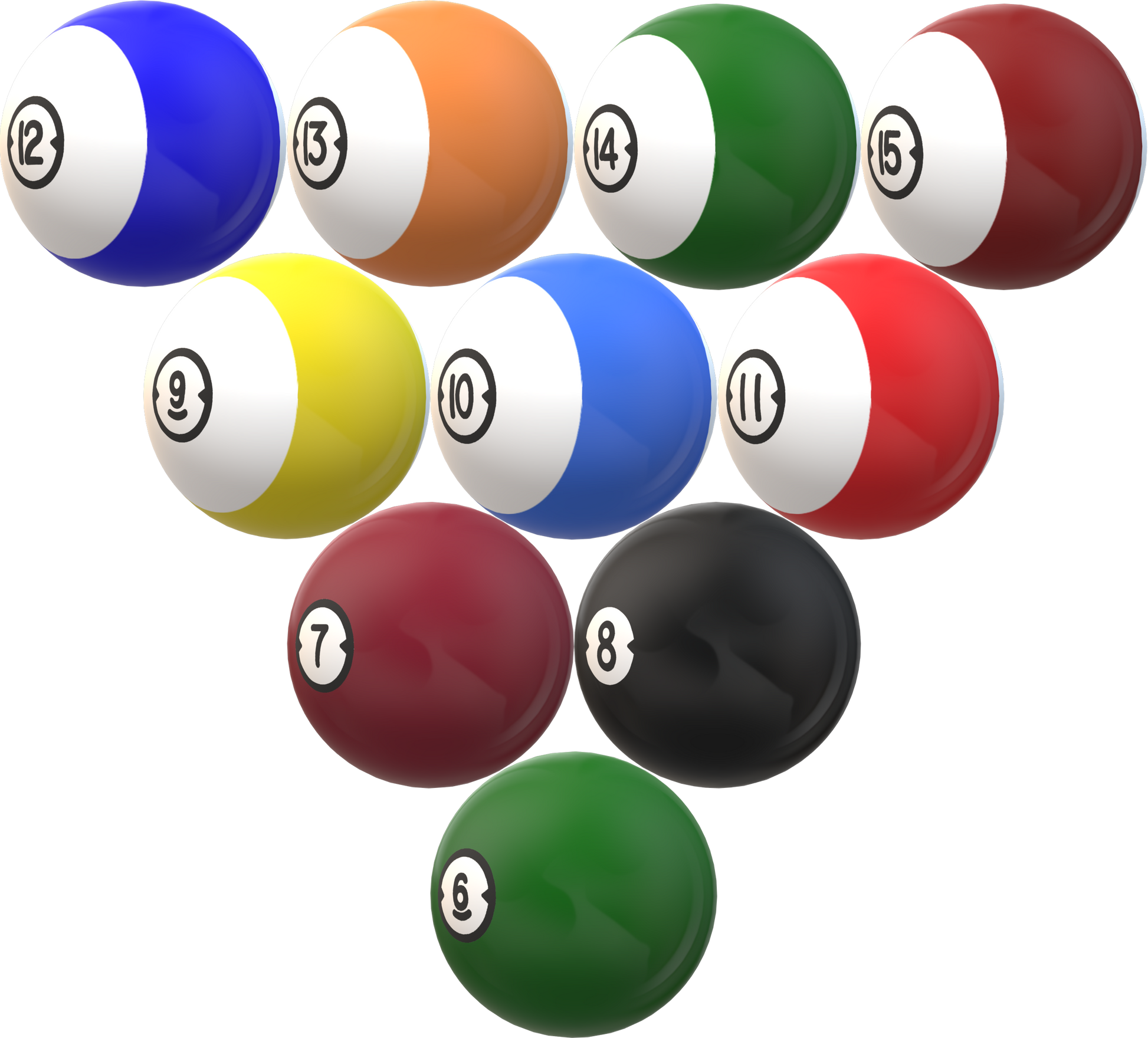 Billiard style house balls â bowling