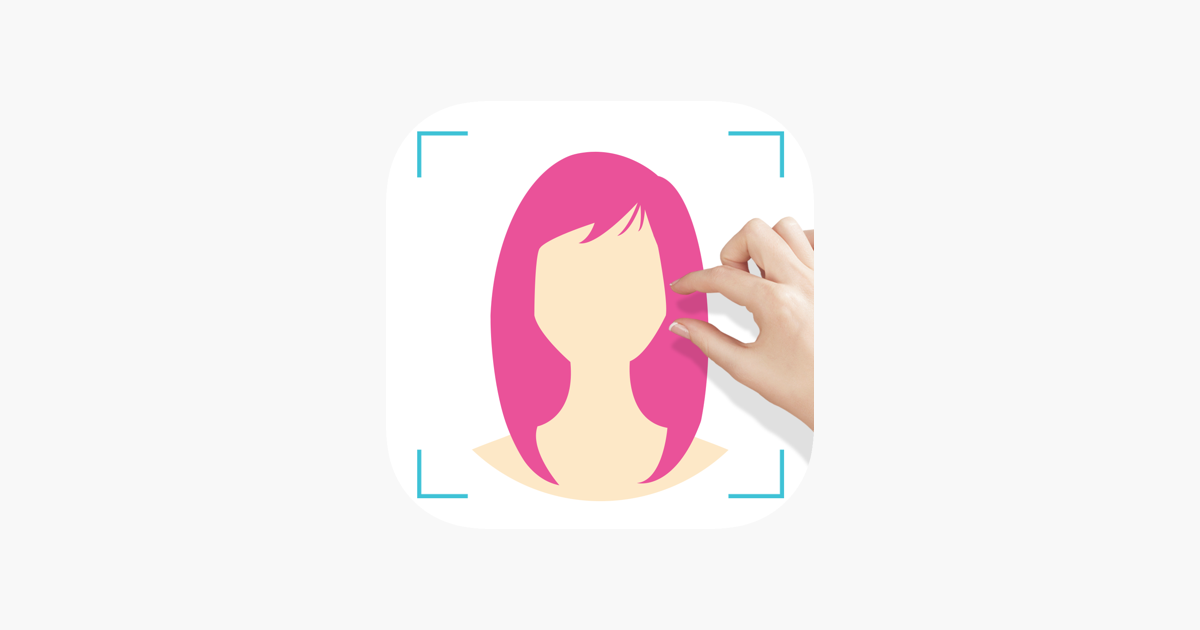 Hairstyle makeover on the app store