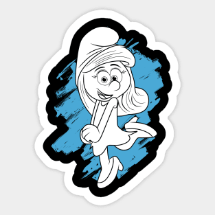 Smurfette stickers for sale