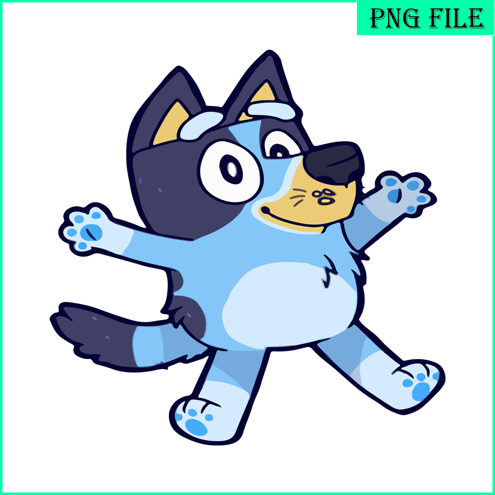 Bandit heeler bluey svg bluey birthday svg bluey character