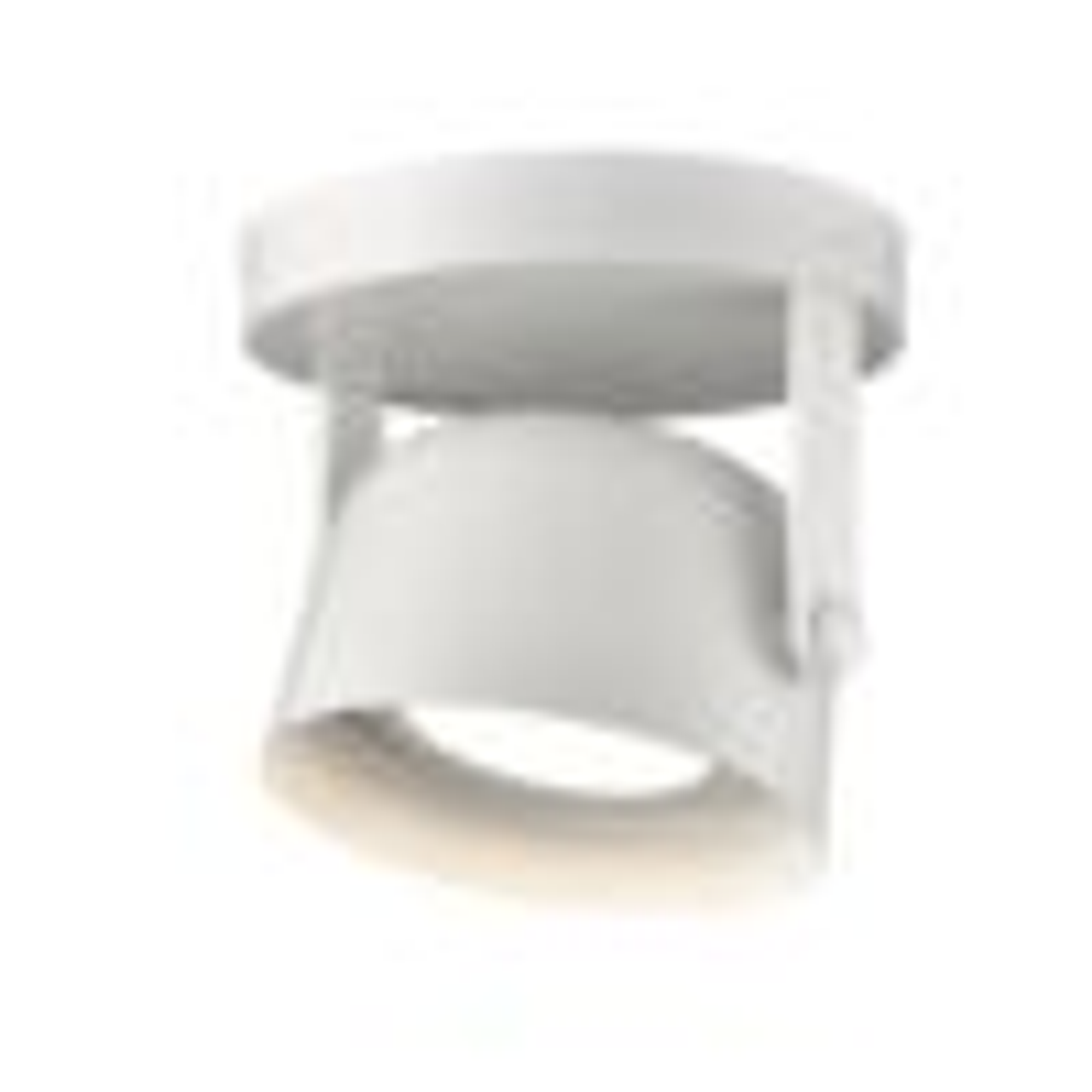 Tuque cct semi flush mount matte white by dvi lighting the lighting shoppe