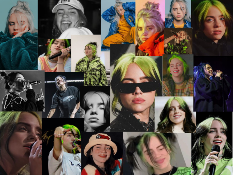 Billie eilish laptop wallpapercollage billie eilish laptop wallpaper wallpaper