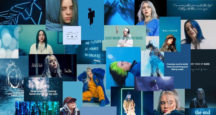 Billie eilish blue aesthetic wallpaper billie eilish wallpaper aesthetic wallpapers