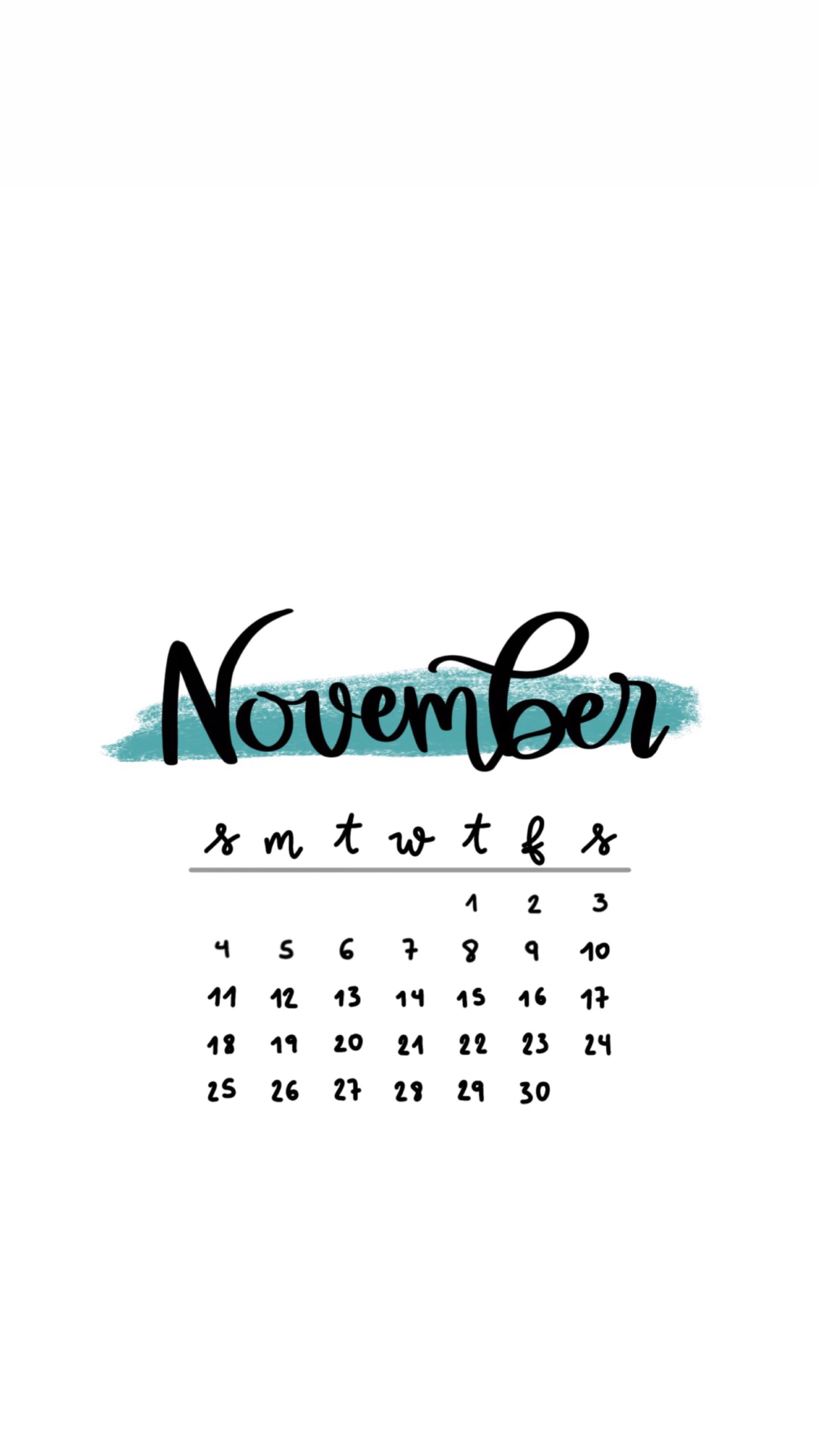 November calendar wallpaper sfondi iphone sfondi tumblr