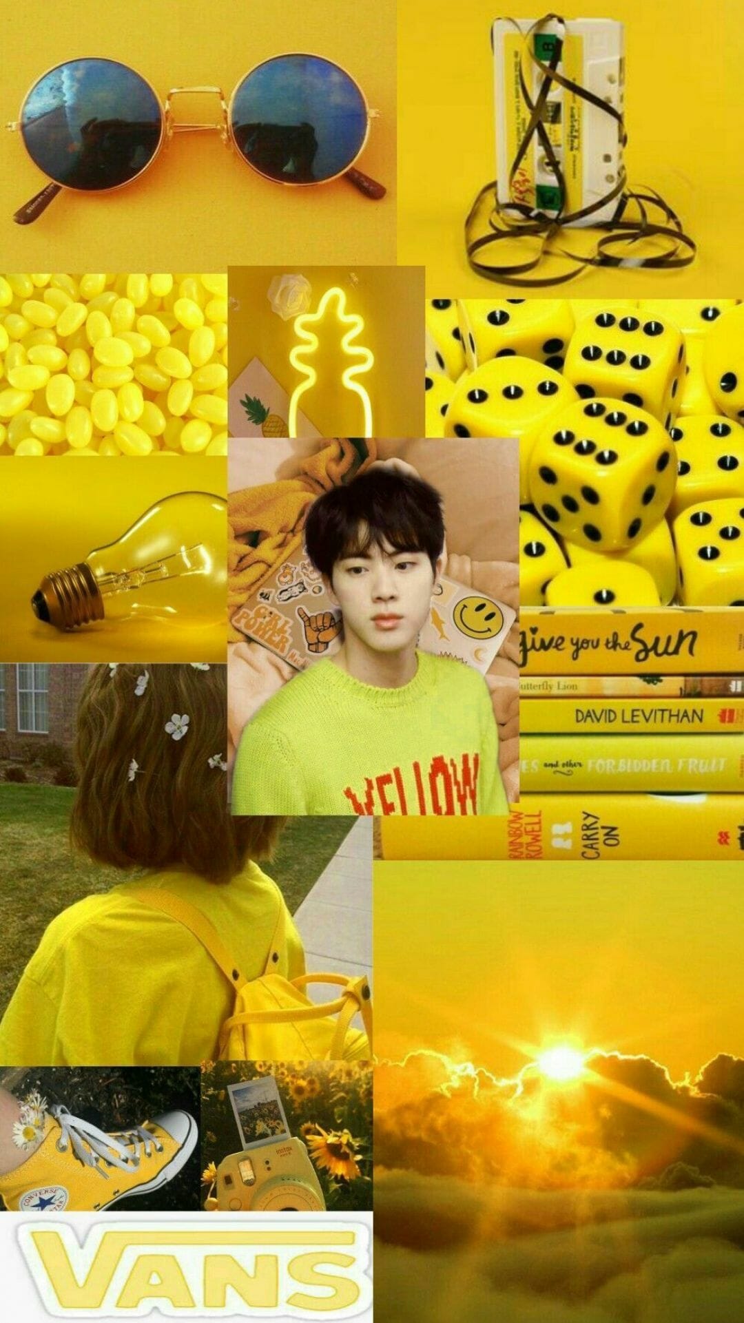 Â bts yellow aesthetic