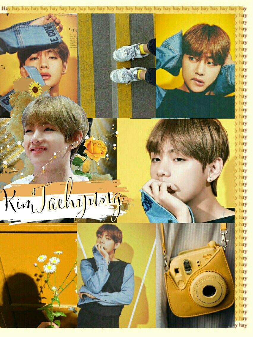 Yellow aesthetic kim taehyung v bts yellow aesthetic taehyung aesthetic wallpapers