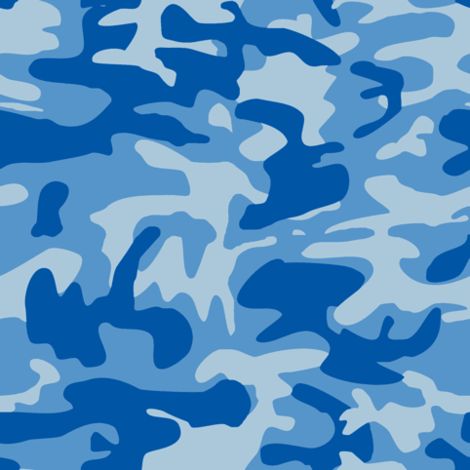 Black and Blue Camouflage Camo Pattern by RootSquare, Redbubble