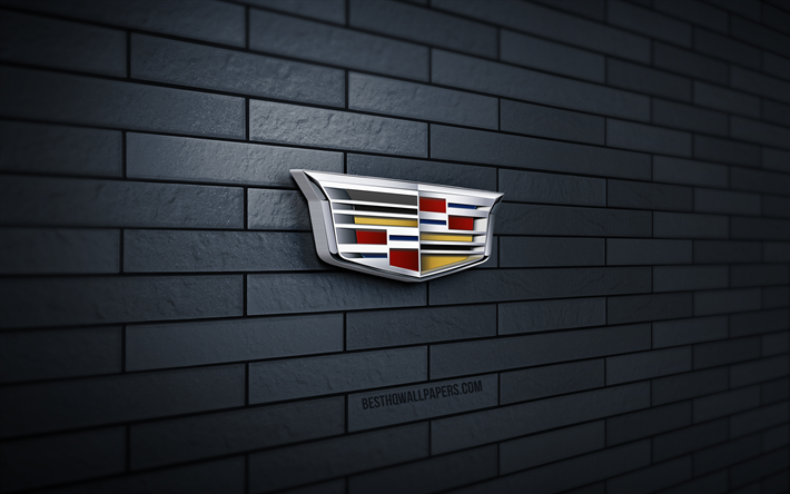 Download wallpapers cadillac d logo k gray brickwall creative cars brands cadillac logo d art cadillac for desktop free pictures for desktop free