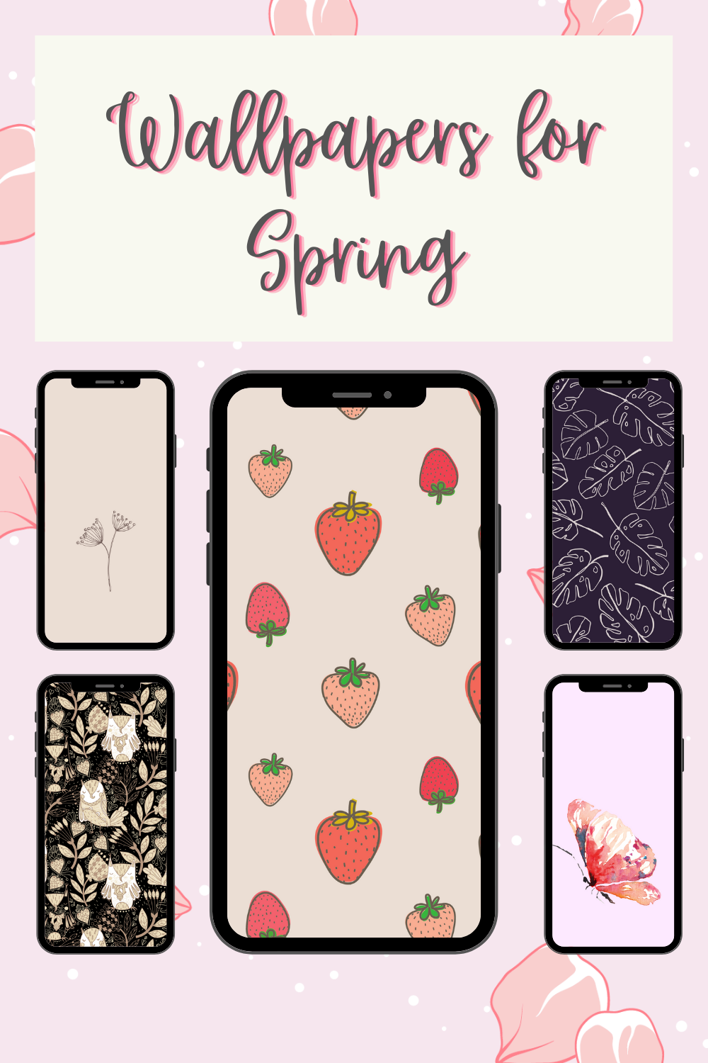 Free aesthetic phone wallpapers for spring