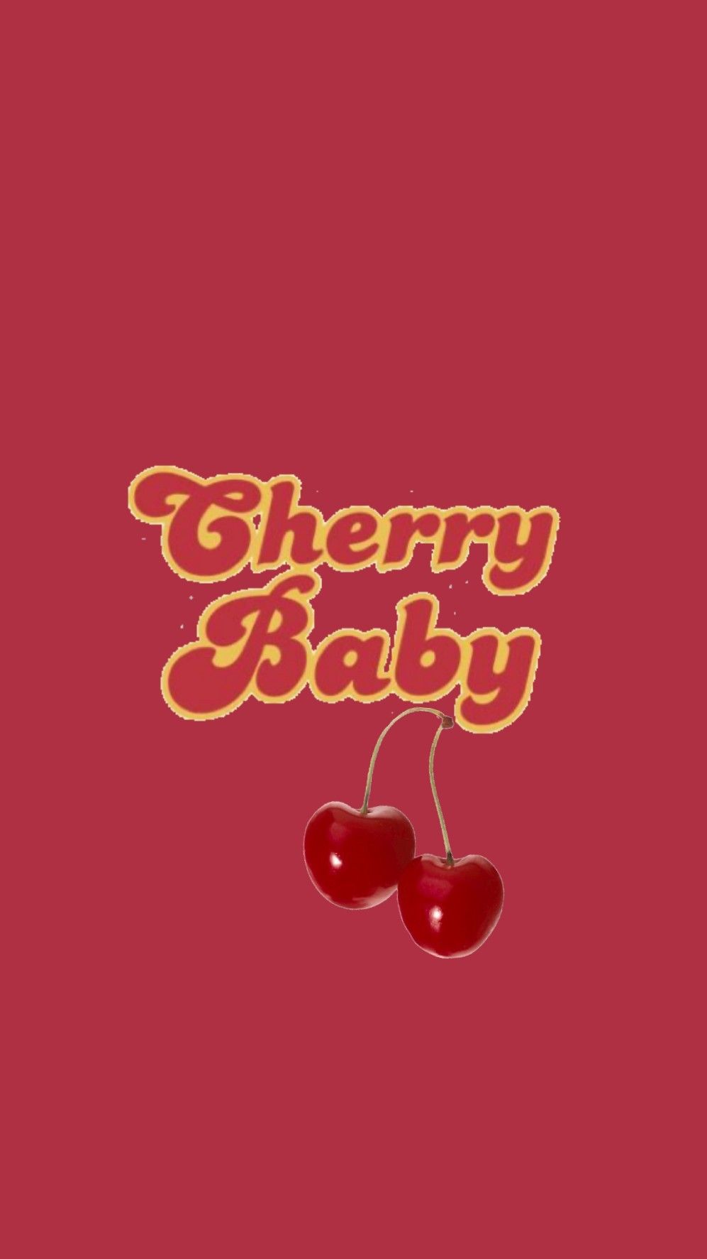 Wallpaper cherry aesthetic iphone wallpaper cherry baby red wallpaper