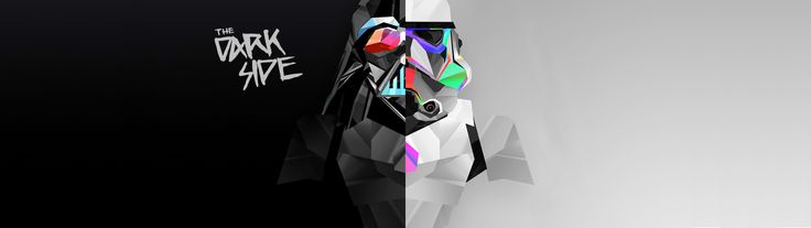 Multiple display dual monitors abstract digital art stormtrooper darth vader dark side star wars â dual monitor wallpaper galaxy wallpaper star wars wallpaper