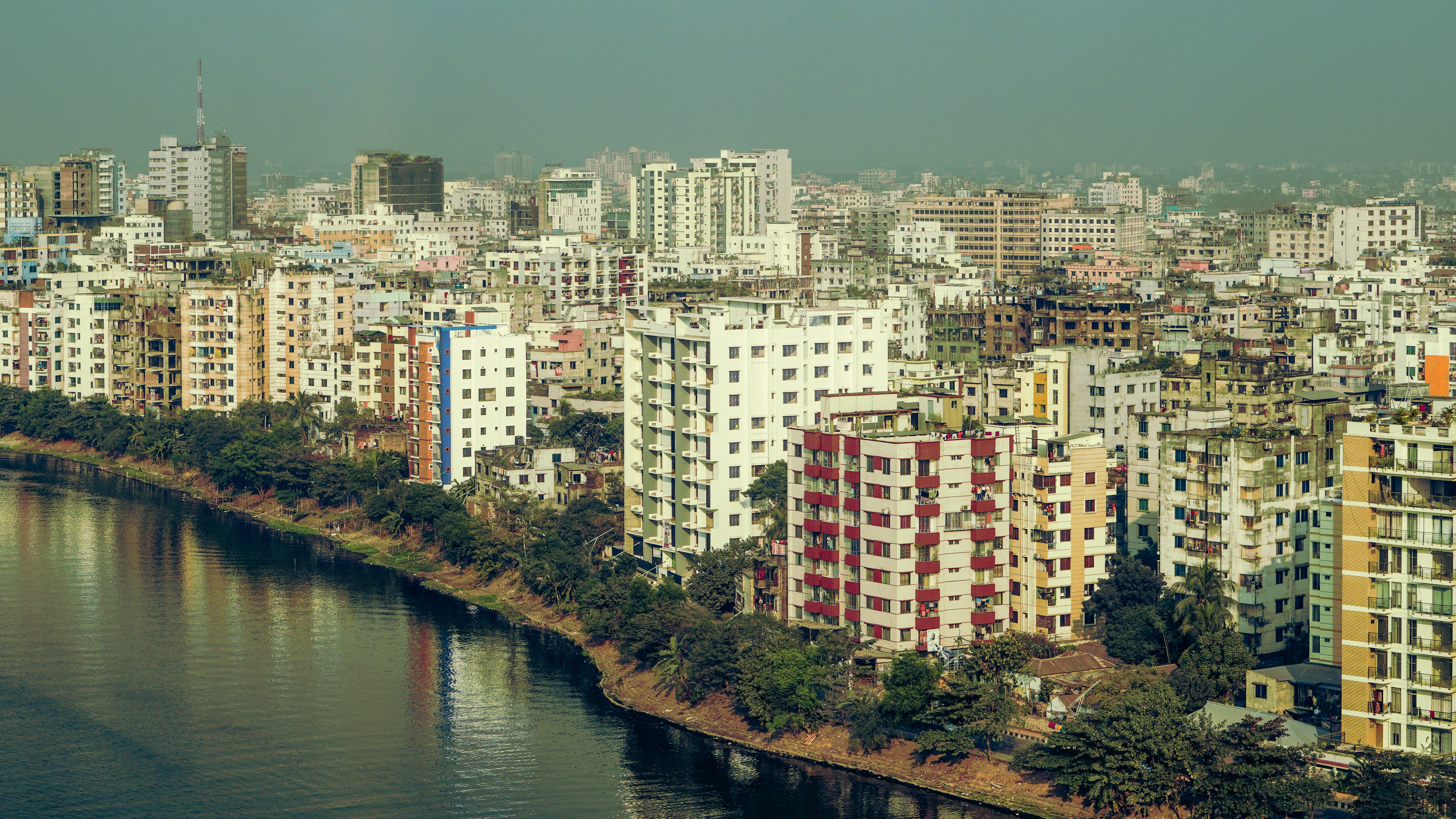 Download Stunning Night View of Hatirjheel, Dhaka Wallpaper | Wallpapers.com