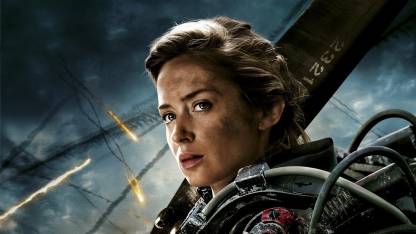 Poster edge of tomorrow emily blunt rita vrataski sl plastic large wall poster x inches multicolor fine art print