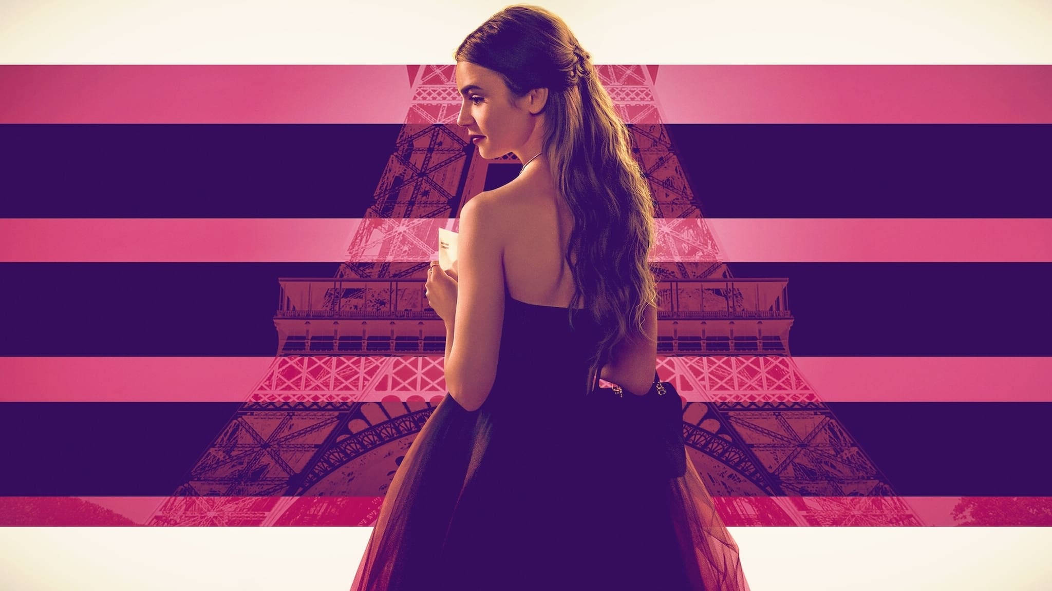 Download emily in paris poster wallpaper