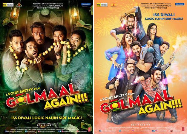 Golmaal aga first look posters rohit shettys film gives a spooky feel