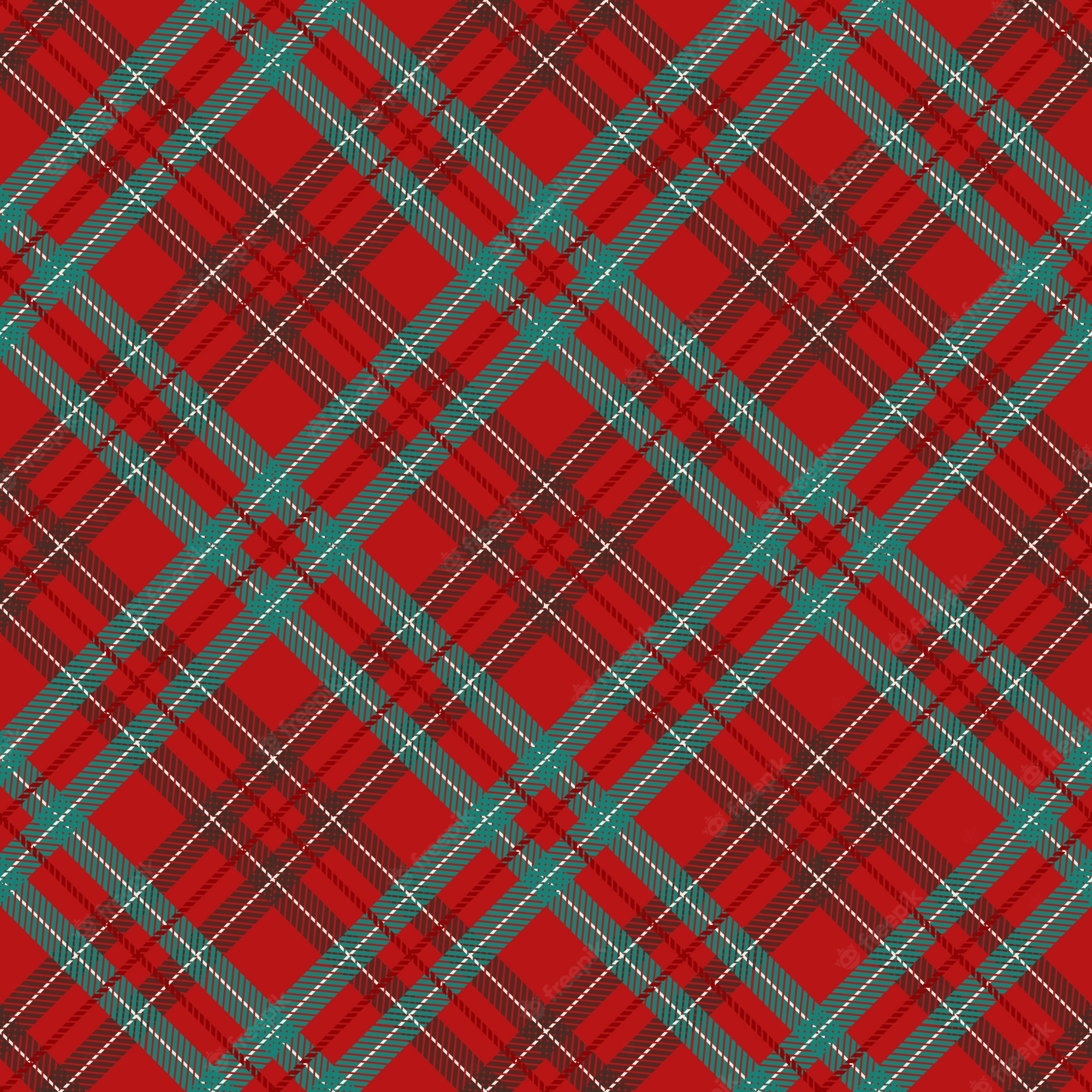 Year tartan pattern scottish cage Royalty Free Vector Image