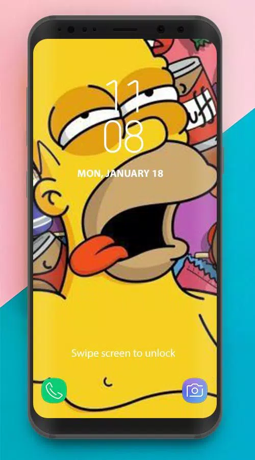 Homer simpson wallpaper apk fãr android herunterladen