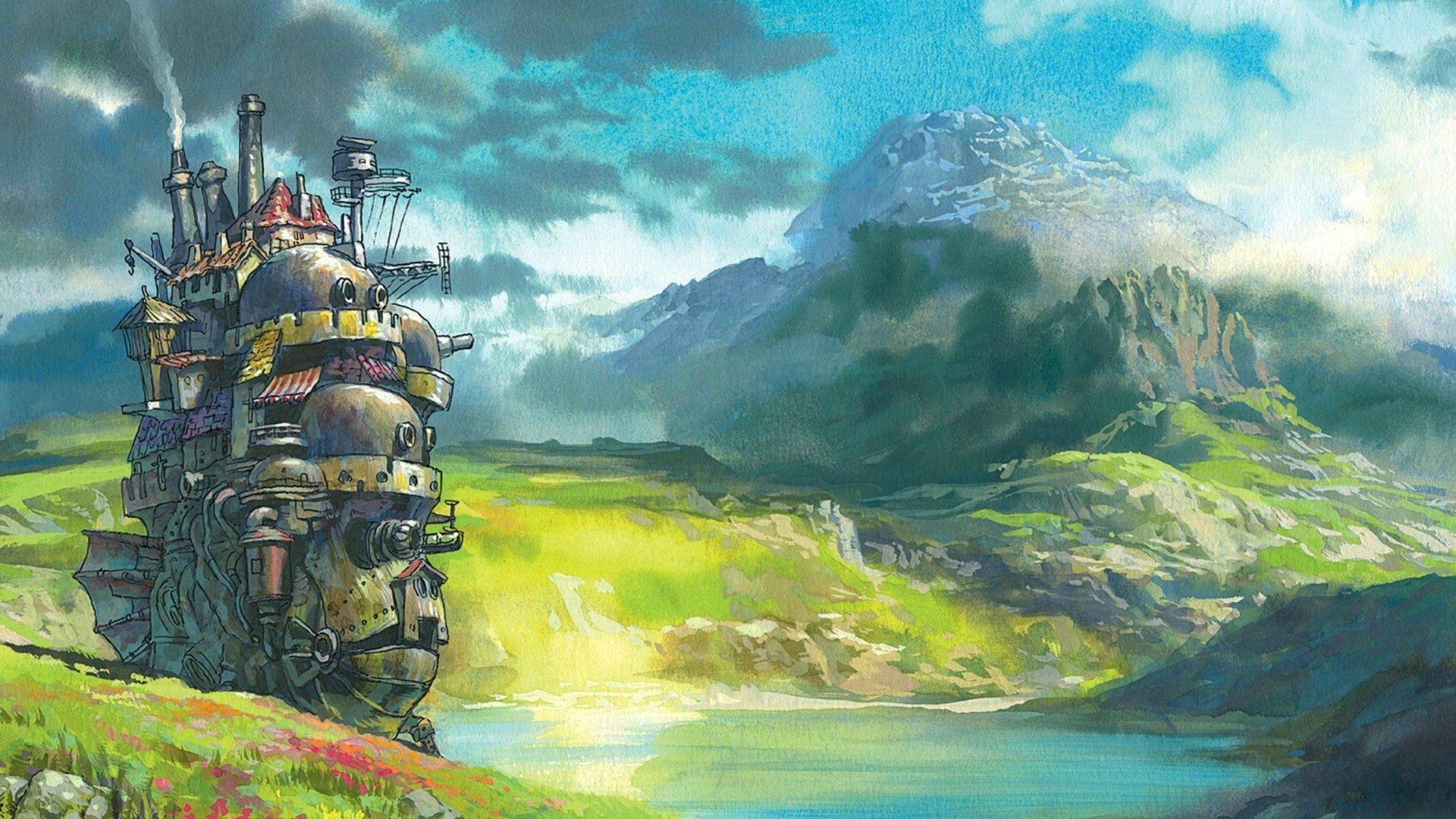 Howl's moving castle background  Il castello errante di howl, Howls moving  castle, Sfondi carini