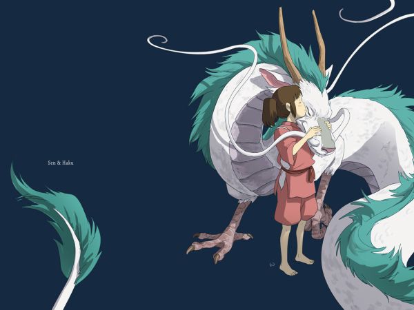 Haku the river dragon of spirited away anime spirited away ghibli