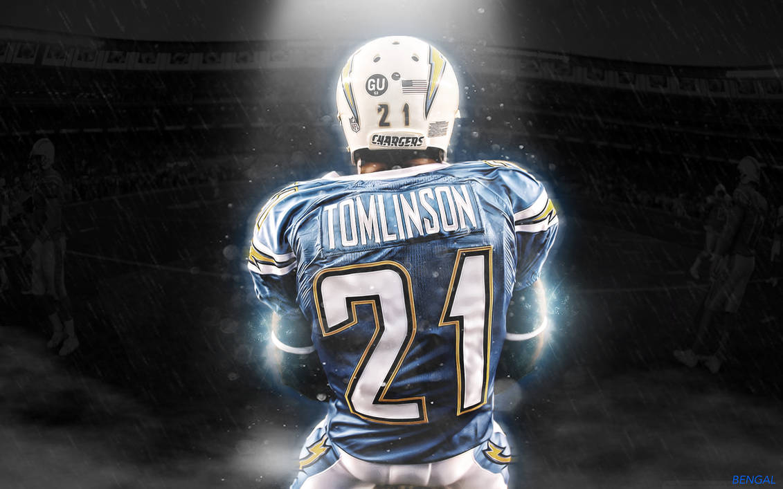 Ladainian Tomlinson San Diego Chargers Watercolor Strokes Pixel Art 150 by  Joe Hamilton