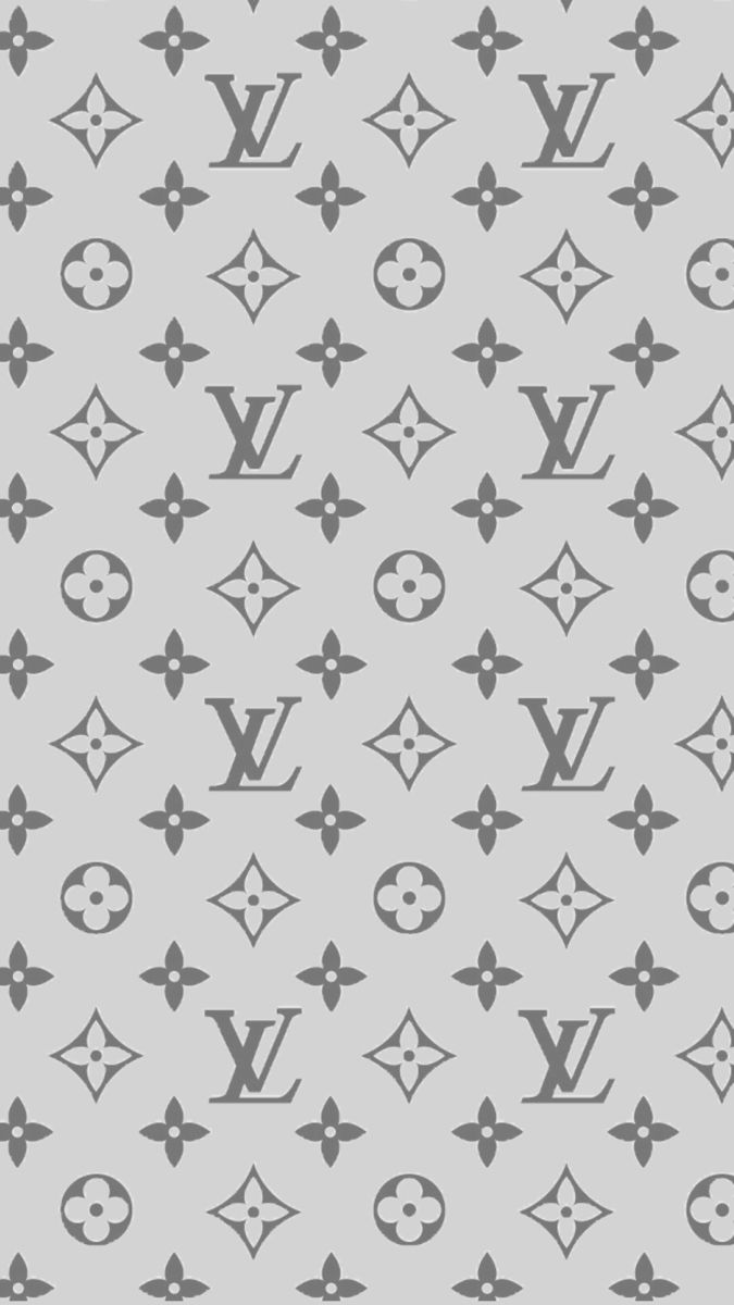Download Gray Aesthetic Louis Vuitton Phone Wallpaper