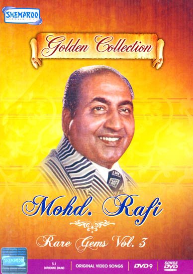 Mohd rafi rare gems volgolden collection original videos of hindi film songs exotic india art