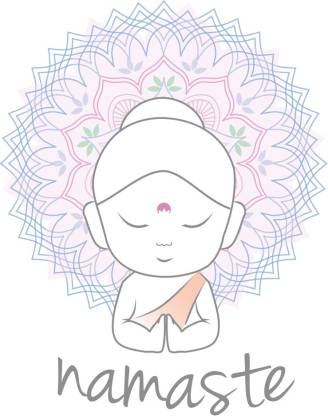 Kd namaste postermotivational poster paper print