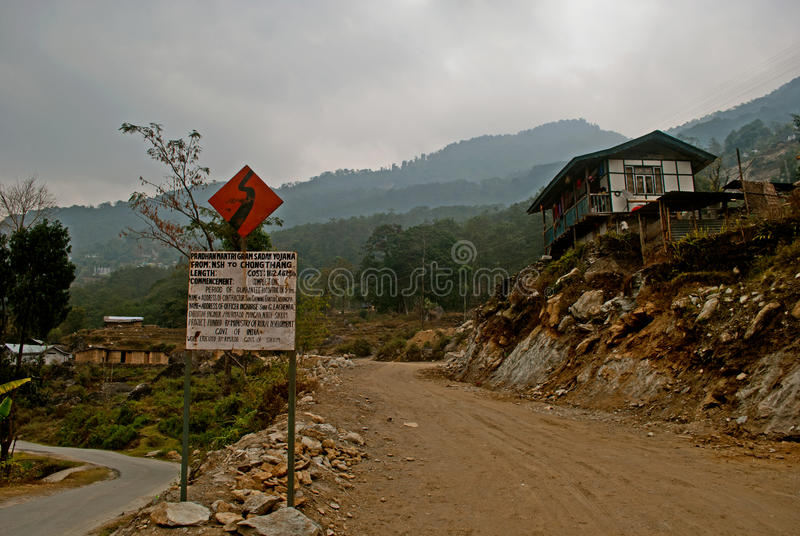 Sikkim highway stock photos