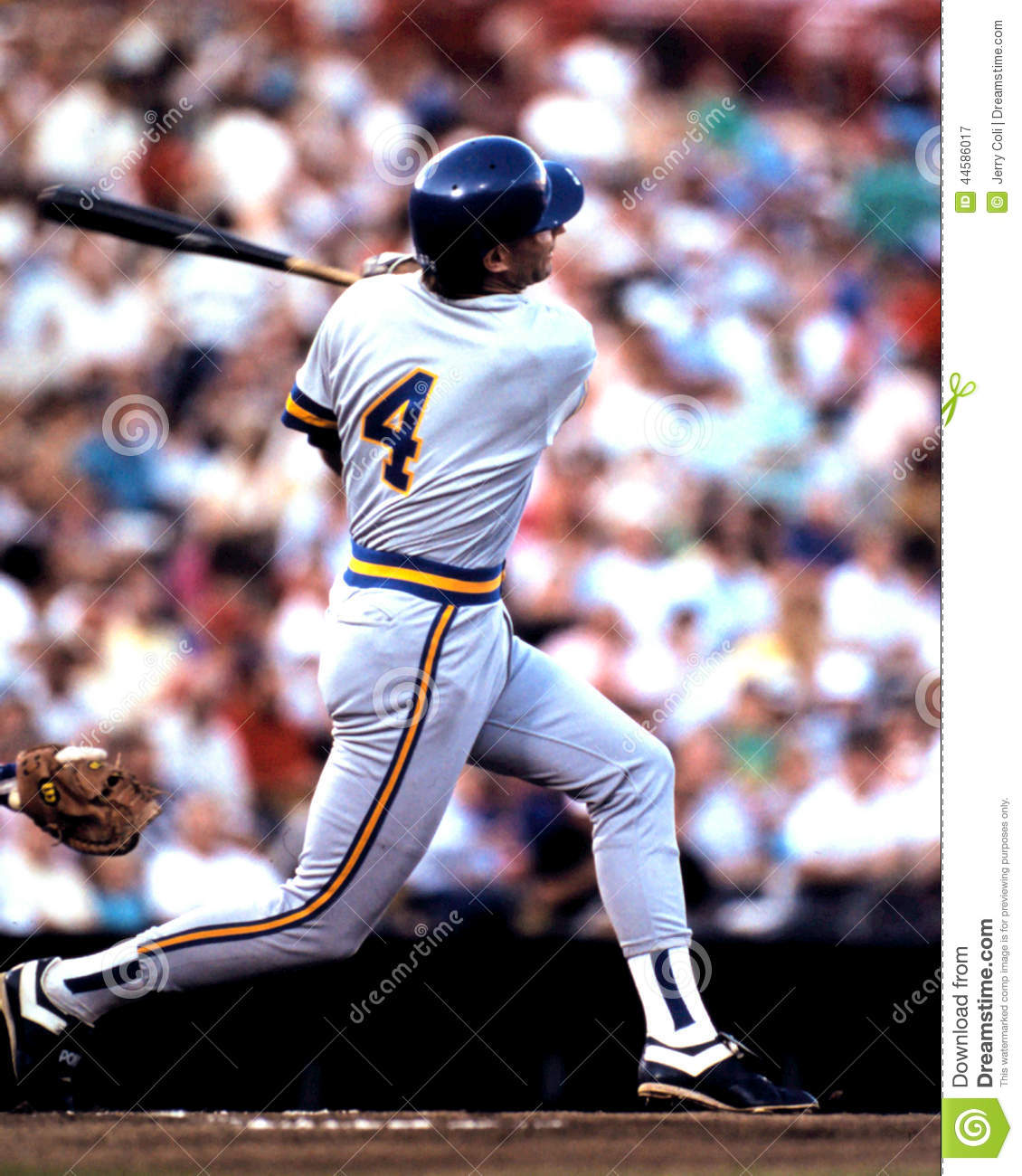 Paul Molitor Milwaukee Brewers Editorial Photo - Image of baseball,  concentration: 17877806