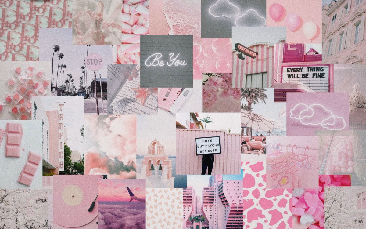 Pink and White Aesthetic Wallpapers