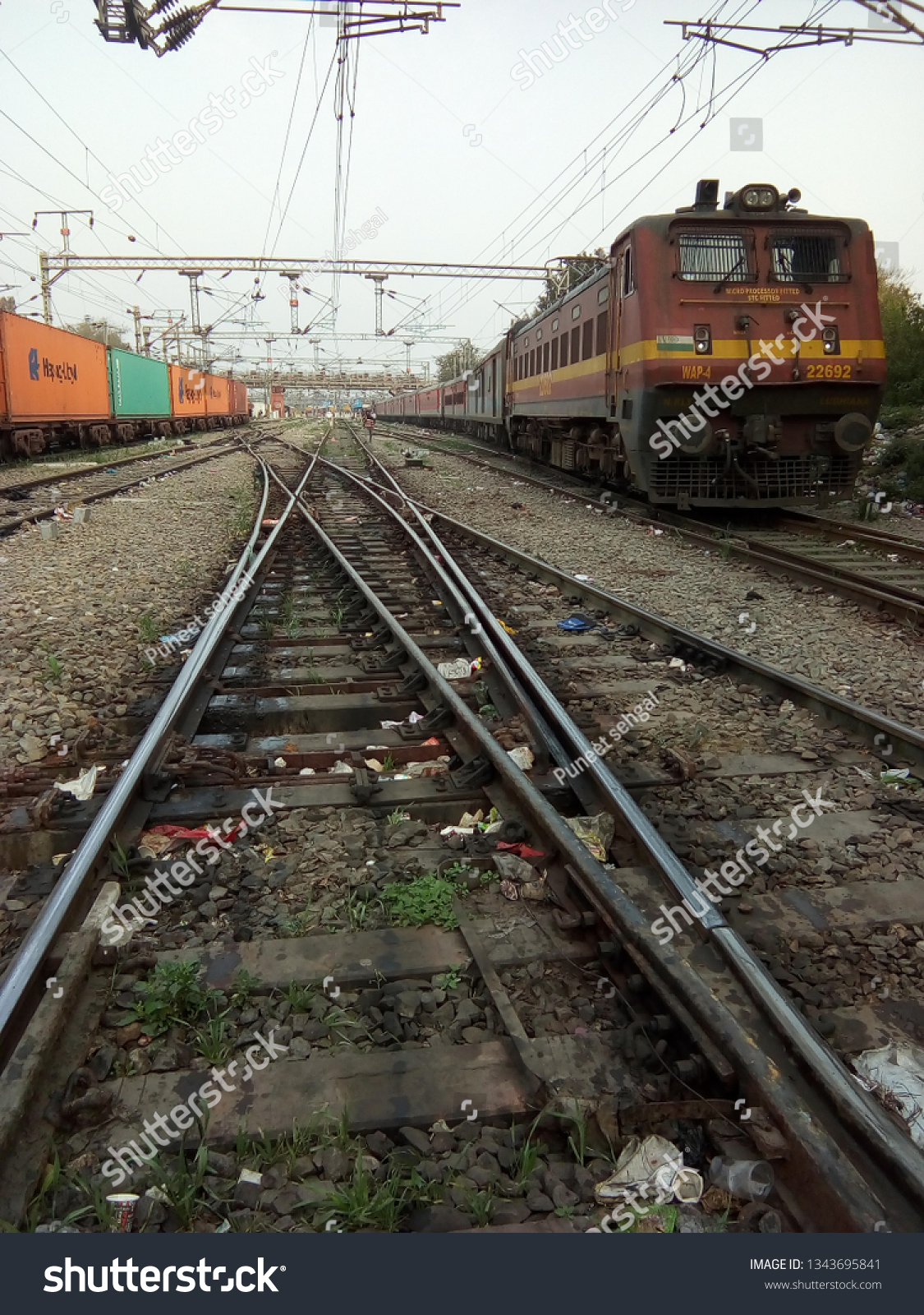 Rail gaddi images stock photo