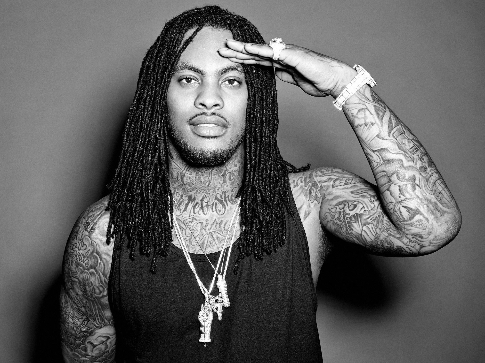 Waka flocka flame gangsta rap rapper hip hop tattoo wallpaper x