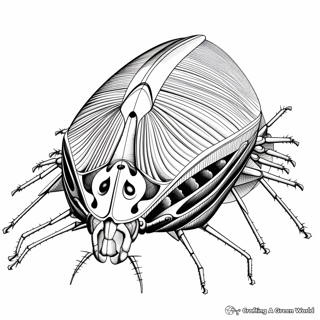 Stink bug coloring pages